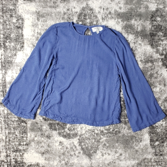 cloth & stone Anthropologie Key Hole Boho Long Sle - Picture 3 of 8